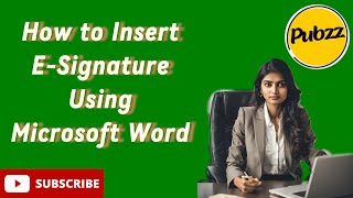 How to make Digital Signature using Microsoft Word  Insert E Signature esignature Digital word [upl. by Repsihw]