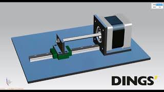 Changzhou DINGS NonCaptive Stepper Linear Actuator [upl. by Gladys887]