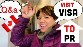 VISITOR VISA Canada TO PERMANENT resident MY SUBSCRIBERS Questions amp My answers sarah buyucan [upl. by Ofilia]