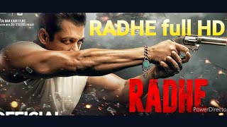 RADHE movie full HD salamn Khan [upl. by Leiser]