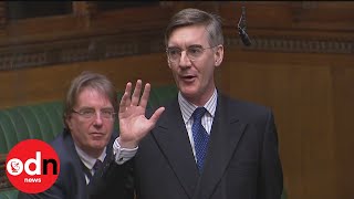 Jacob ReesMogg and Anna Soubry clash in the Commons [upl. by Ecart908]