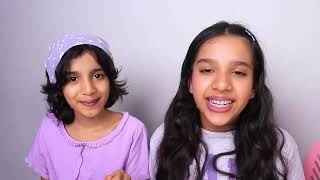 Shafa And Soso done Pink Vs Purple Challengeshafa shfa shafavideo [upl. by Wenz]