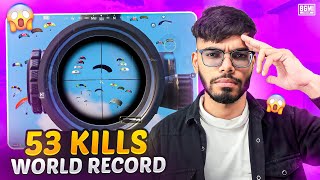 HIGHEST 53 KILLS WORLD RECORD IN BGMI INDIA  CASETOO [upl. by Cohe]