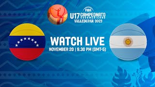 FINAL Venezuela v Argentina  Full Basketball Game  South American U17 Championship 2023 [upl. by Nosnevets]