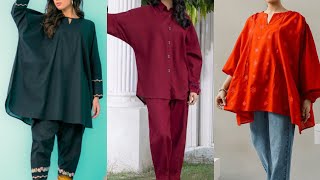 New Style Baggy Shirts top Designs Ladies Shirt Design Loose Kurti Designs for Ladies [upl. by Edialeda]