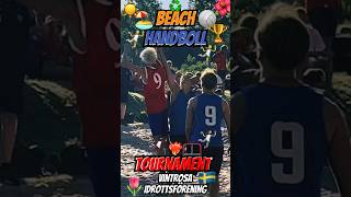 🤾🏿‍♂️🏖 Beach 🥅 Handboll 🏐🇸🇪 handboll handball beachhandball [upl. by Sabrina983]