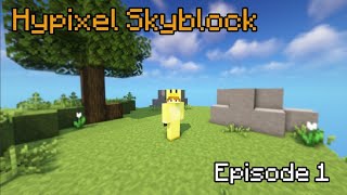 A New Beginning  Hypixel Skyblock Ep1 [upl. by Acinoj576]