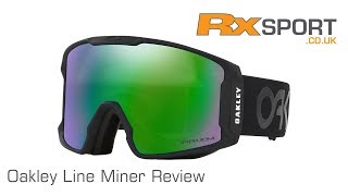 Oakley Line Miner Ski Goggle Review  RxSportcouk [upl. by Yborian]