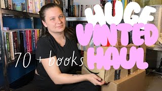 huge vinted book haul  70 books bookhaul booktube [upl. by Stromberg610]