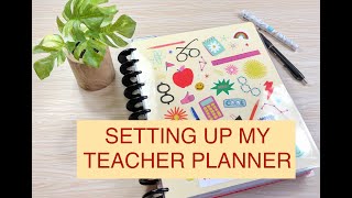 SETTING UP MY TEACHER PLANNER FOR THE 20222023 SCHOOL YEAR [upl. by Bili194]