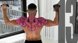 13 RESISTANCE BAND SHOULDER EXERCISES ATTACHED and What Parts of the Shoulder they Target [upl. by Modesty243]