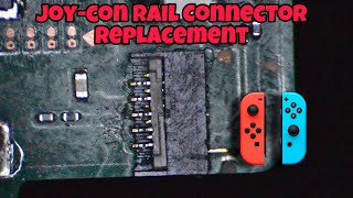 Nintendo Switch Joycon Rail Connector Repair  Ribbon Cable Repair [upl. by Orecic720]