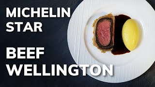 Fine dining BEEF WELLINGTON recipe  Michelin star POMME PURÉE [upl. by Emmerich]