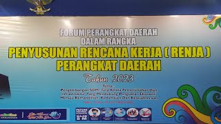 PEMBUKAAN PENYUSUNAN RENCANA KERJA RENJA PERANGKAT DAERAH TAHUN 2023 [upl. by Zilef]