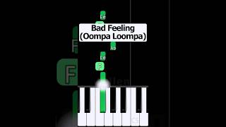 Bad Feeling Oompa Loompa  Jagwar Twin  Piano Tutorial [upl. by Bonucci554]