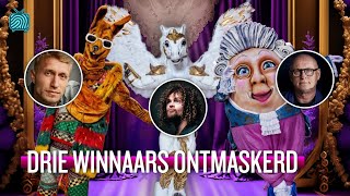 Drie Winnaars Ontmaskerd 😱  MASKED SINGER 2024 4 [upl. by Ahsataj470]