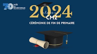 Cérémonie fin de primaire des CM2  2024 [upl. by Charmane]