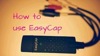 How to use Easy Cap usb to rca [upl. by Tyika]