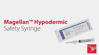 Cardinal Health Magellan™ Hypodermic Safety Syringes [upl. by Rahal]