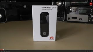 Huawei E3131 USB dongle unlocked Huawei [upl. by Kcirredal]