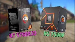 Ryzen 7 5700X3D vs Ryzen 5 7500F  Can Budget AM5 Keep Up [upl. by Onilegna]