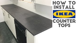 How To Install Laminate  IKEA Countertops  Quick and Easy [upl. by Jeanette579]