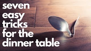 DINNER TABLE MAGIC TRICKS  7 Impromptu Tricks That Anyone Can Do easymagictricks [upl. by Irb]