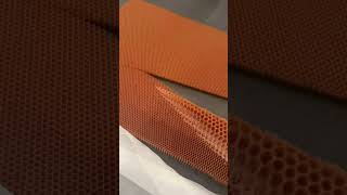 Nomex Aramid Honeycomb Corex Honeycomb cutting with a CNC Cutting Machine [upl. by Deonne]