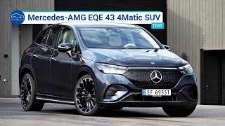 Test av MercedesEQ EQE 350 4Matic SUV  drømmebil for nordmenn [upl. by Devy]