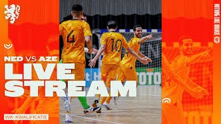 🎥 Live Futsal  Nederland 🇳🇱  Azerbeidzjan 🇦🇿  Eliteronde WKkwalificatie [upl. by Llib336]