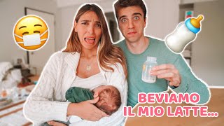 PROVIAMO IL LATTE DEL MIO SENO… 🍼😷😂 [upl. by Ahel34]