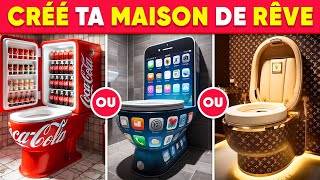 Tu préfères CONSTRUIS ta MAISON de RÊVE 🏡🌈🏰 Robo Quiz [upl. by Nueovas]