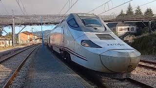 ALV S130 saliendo de la estación de Bembibre león por la vía 3 destino a Coruña [upl. by Atkinson]