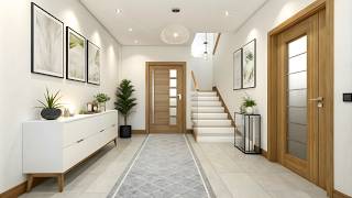 Modern Entryway Decorating Ideas 2024 Living Room Hall Decorations  Home Interior Wall Design Ideas [upl. by Nyrroc]