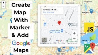 Create Map Leaflet With Marker amp Add Google Maps Using JavaScript [upl. by Leach]