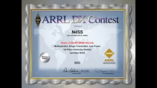 ARRL DX SSB 2023 10m N4SS Low Power [upl. by Blakeley]