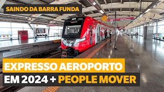 EXPRESSO AEROPORTO DE GUARULHOS EM 2024  PEOPLE MOVER [upl. by Drice226]