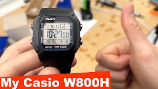 W800H Allyouneed 100M watch  Casio classics E14 [upl. by Dej]