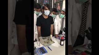 Disection Of Frog by gazanfar Sir at Kie Higher secondry [upl. by Rozele68]