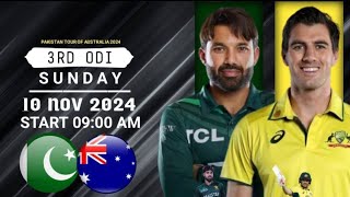 PAK🆚AUS  3rd ODI AUS vs PAK 2024🤯🏏 100 Percent Toss amp match winner hai 😱👍cricket match [upl. by Annuahs]