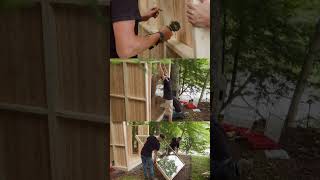 Outdoor Sauna Build DIY diy build sauna cedarsauna [upl. by Klockau]