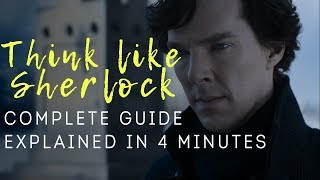 How to Think Like Sherlock Holmes [upl. by Esineg]