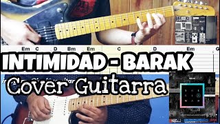 INTIMIDAD  BARAK  GUITAR COVER feat isaiasguitar [upl. by Awram]