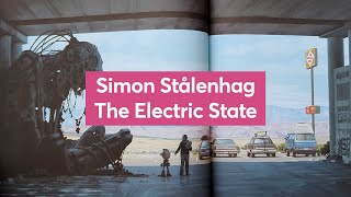 Simon Stålenhag  The Electric State ASMR Book Flip Through [upl. by Aisaim]