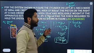 Pascals law JEE Advanced questions Discussion  Properties of fluids  class 11th [upl. by Hedveh281]