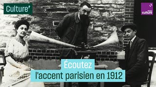 Enregistré en 1912 ce tapissier découvre son accent parisien [upl. by Claman]