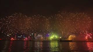 Hong Kong New Years Eve 2018 Fireworks [upl. by Tersina766]