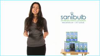 Sanibulb™ Air Cleaner Destroys Toxic Indoor Air Pollutants amp Odor [upl. by Kristina]