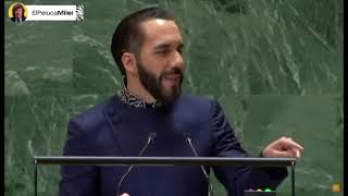 Bukele sorprende a todos con su discurso en la ONU [upl. by Sirrap]