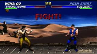 Ultimate Mortal Kombat 3Shang Tsung Arcade Ladder [upl. by Samuele250]